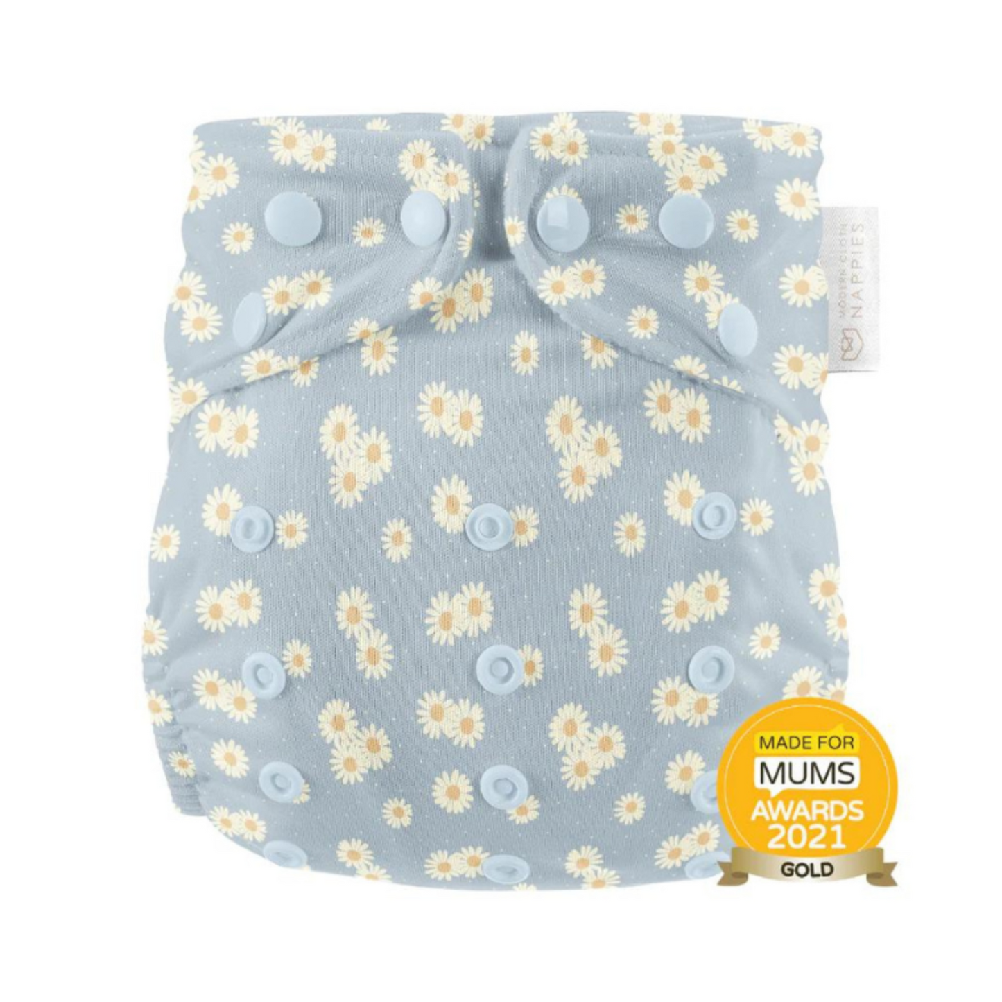 Pearl Pocket One Size All-in-One Cloth Nappy- Ditsy Daisy