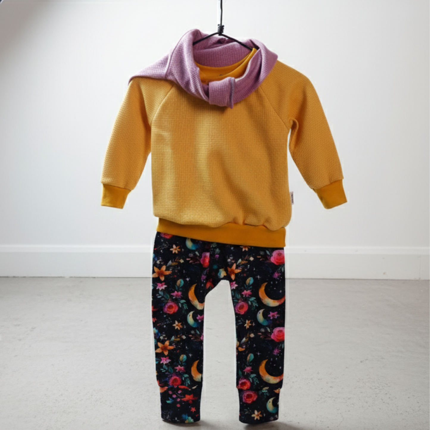 Sunny Yellow Waffle Jumper