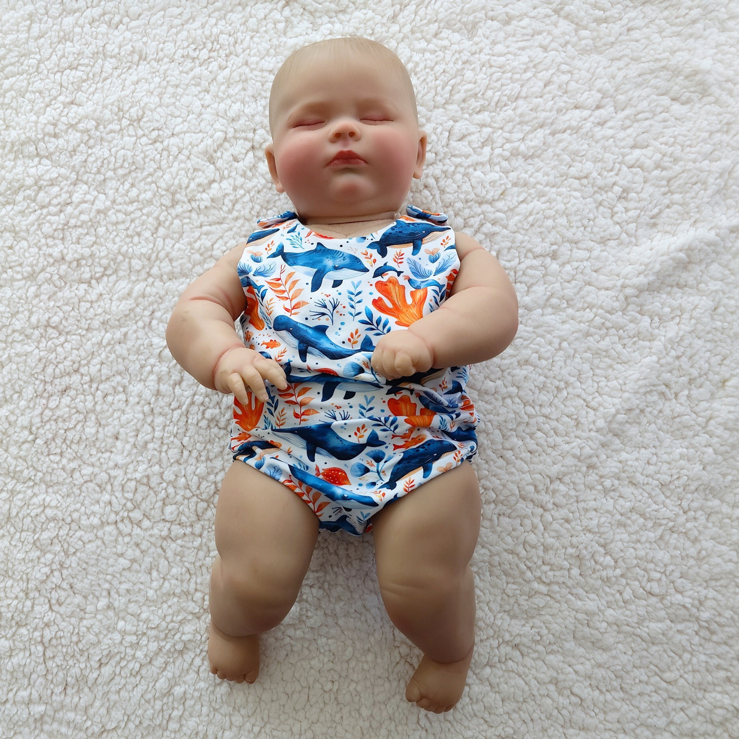 Short Summer Romper - Underwater