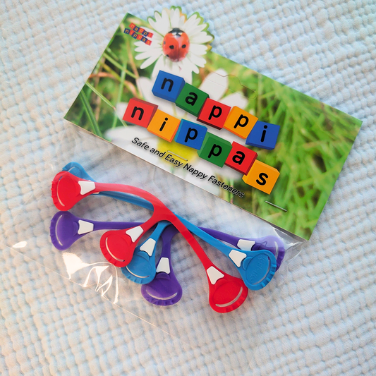 Nappy fasteners, Nappi Nippas pack of 3