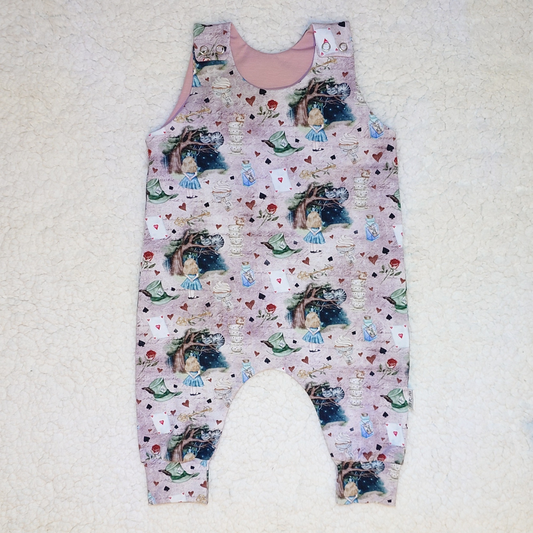 Alice in Wonderland Romper