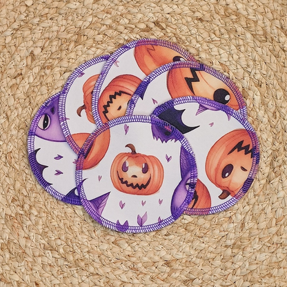 Reusable Make Up Removal Pads - Pumpkin