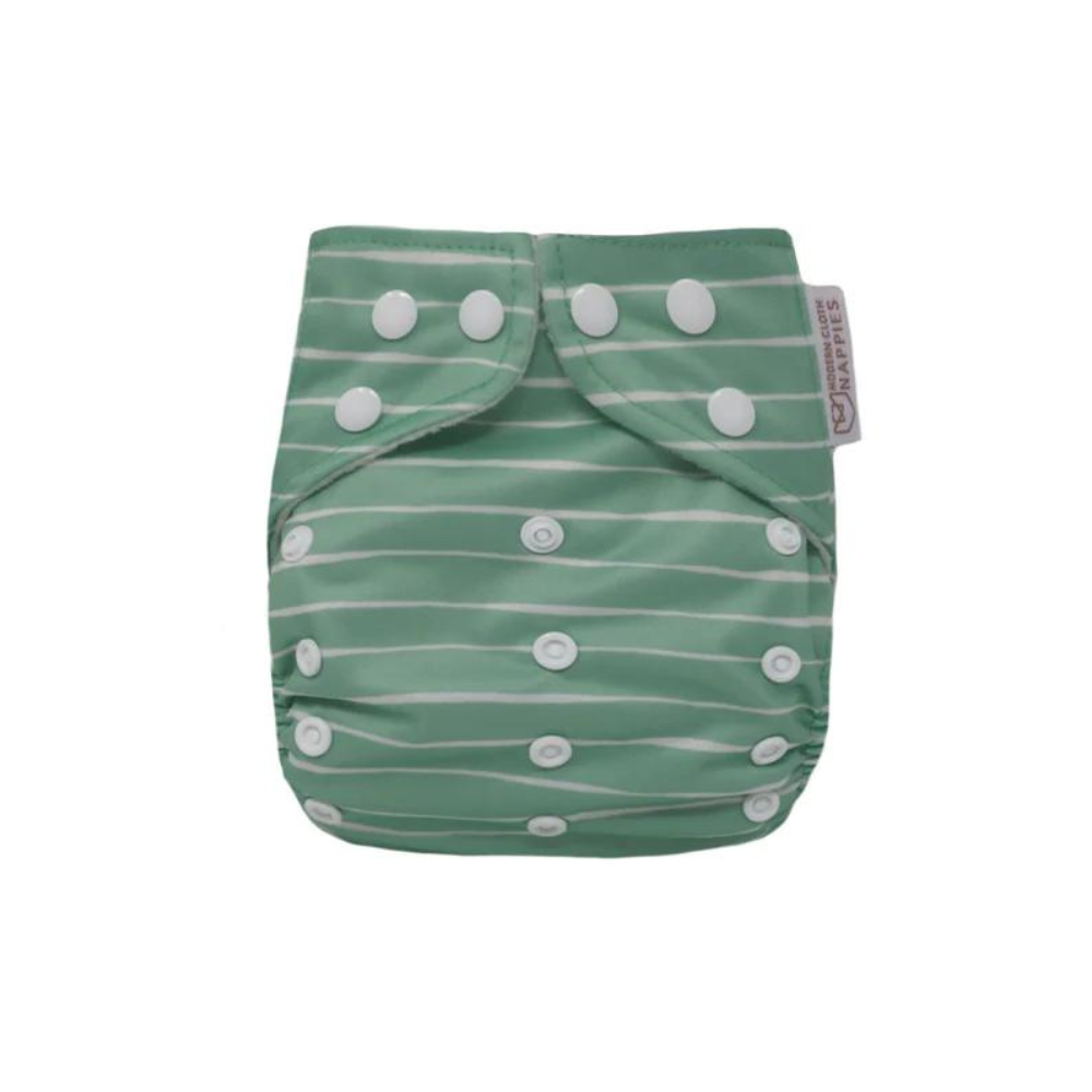 Duo Pocket One Size AI2 Cloth Nappy - Shoreline