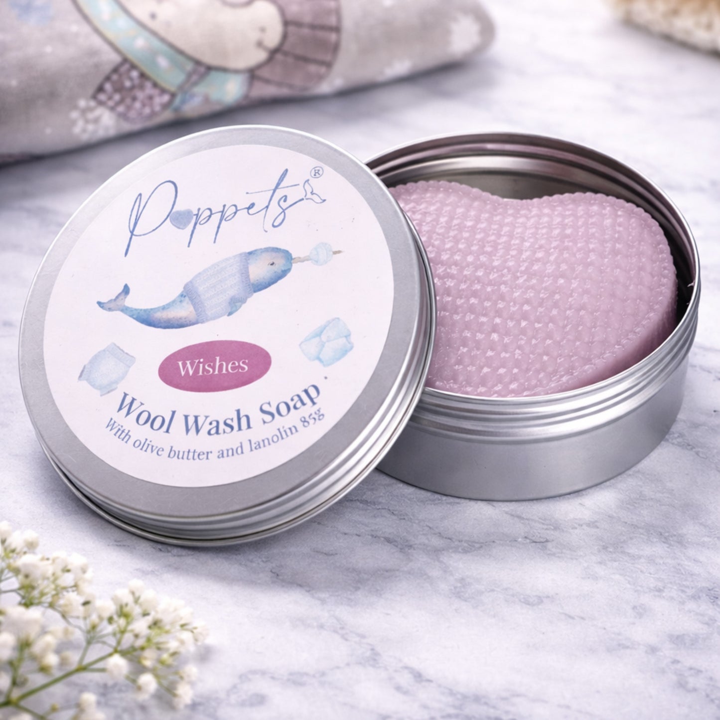 Poppets Wool Wash Soap – Wishes