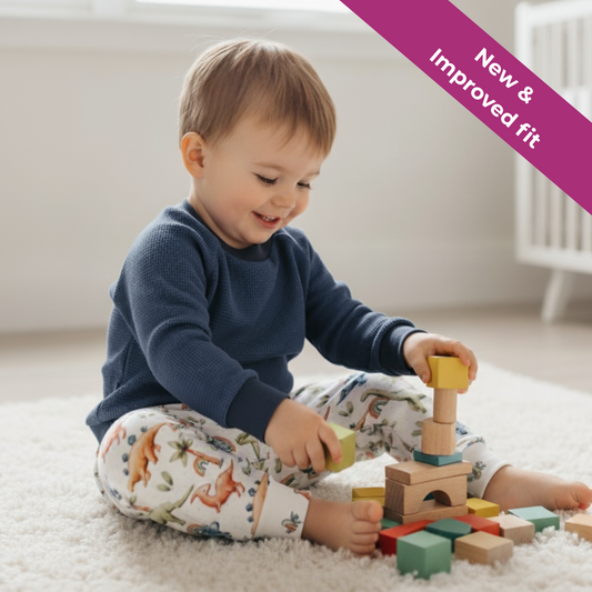 Blue Waffle Jersey Jumper